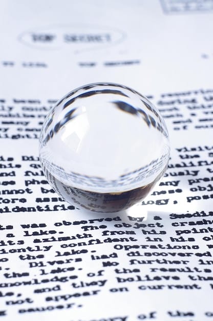 A close-up of a music contract clause highlighted with a magnifying glass, focusing on the terms 