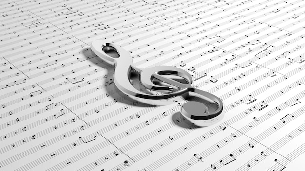 A digital scale with musical notes on one side and dollar bills on the other, representing the balance between artistic creation and financial compensation in the music industry.