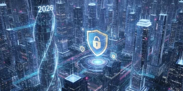 Data Privacy in 2026: New Regulations and U.S. Consumer Rights Futuristic data privacy shield over digital city, representing new regulations in 2026.