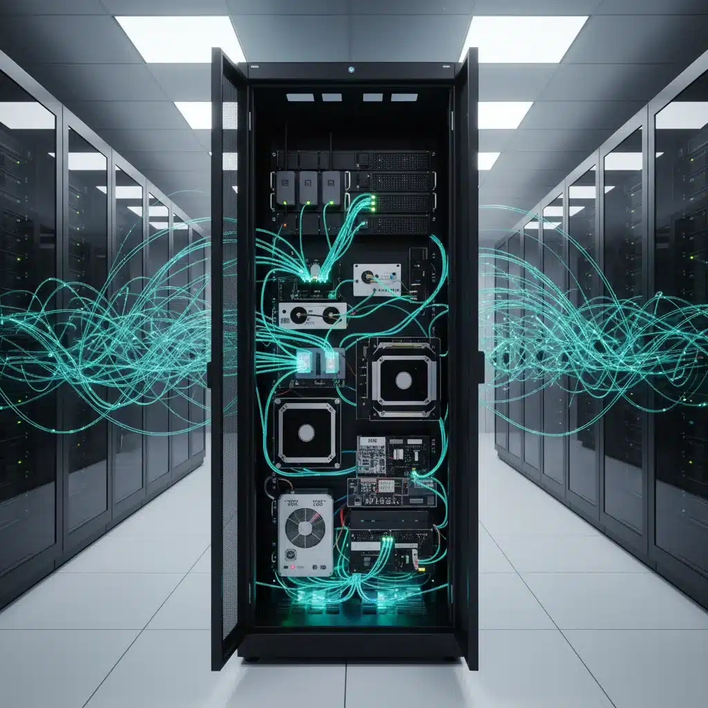 Edge computing infrastructure with AI processors handling distributed data