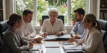 Estate Planning Essentials 2026: Protect Your Legacy and Assets Family and advisor discussing estate planning documents