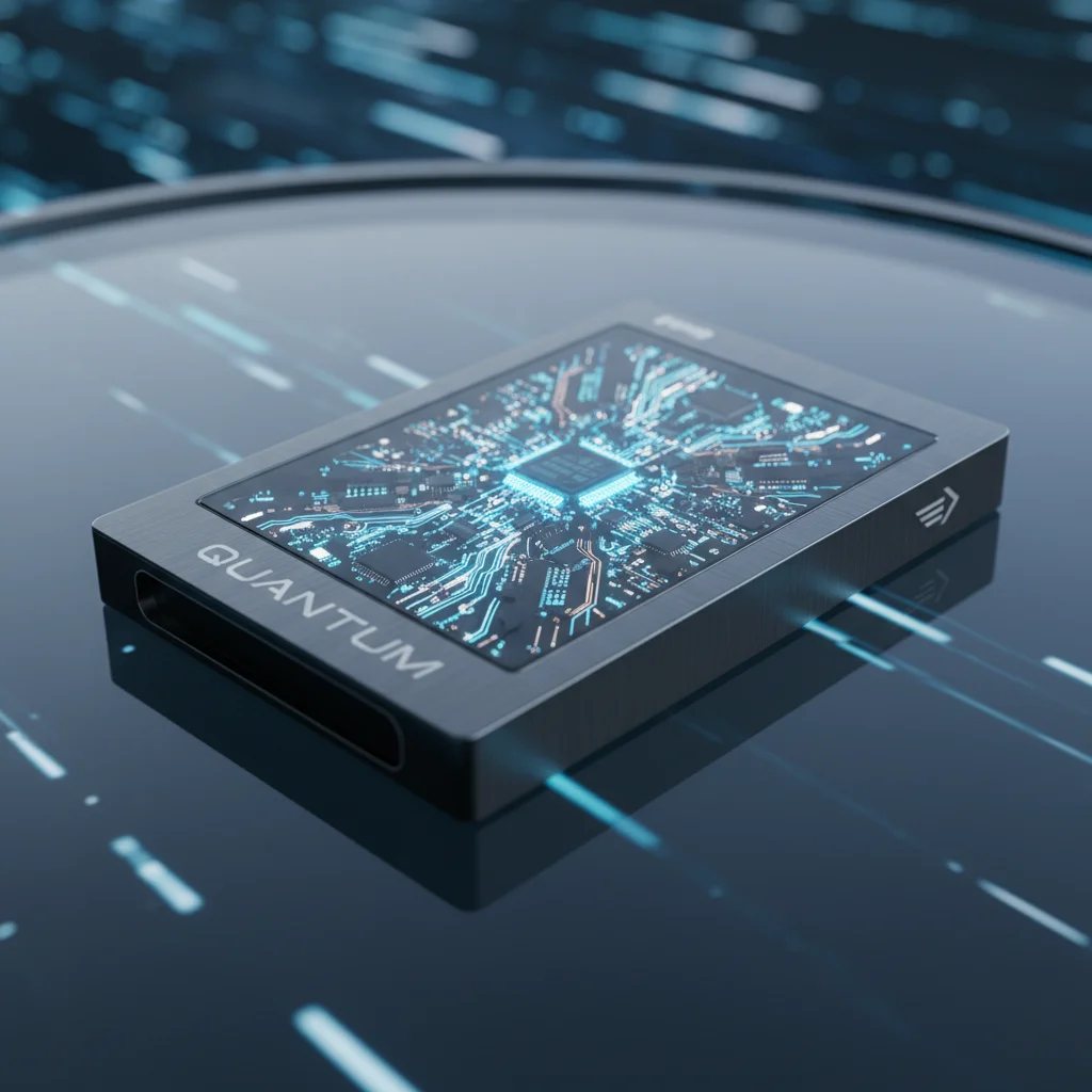 Sleek solid-state drive (SSD) for fast console storage