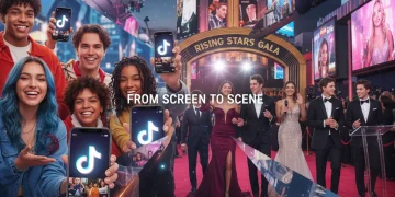 TikTok to Hollywood: 7 Rising Stars of 2026 Reshaping Entertainment Dynamic montage of TikTok creators transitioning to Hollywood, symbolizing digital to mainstream success.