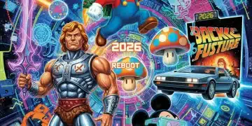 Nostalgia marketing trends 2026, classic franchises revival, retro future